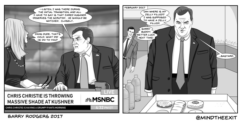 chris christie throwing shade1